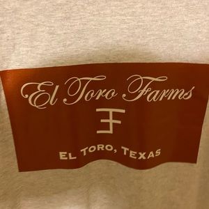 El Toro farms large t shirt